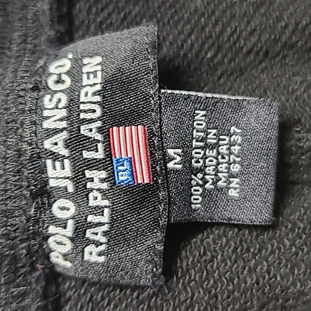 1990s Vintage Polo Jeans Co. RL-67 Ralph Lauren Fleece Sweatpants Sz M - Picture 3 of 8
